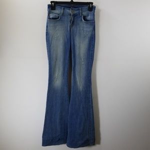 J Brand Blue Love Story Flare Jeans Size 25